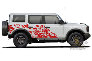 Side Nightmare Graphics Vinyl Decals for Ford bronco