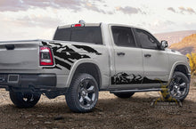 Load image into Gallery viewer, Side Rocker &amp; Bed Mountains Graphics Vinyl Decals for Dodge Ram