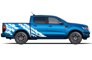 Side Scratches Bed Vinyl Decals Compatible with Ford Ranger