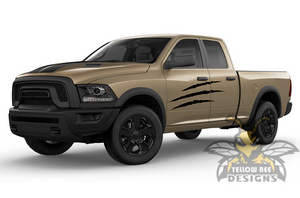Side Scratches Graphics Kit Vinyl Decal Compatible with Dodge Ram 1500 Quad Cab