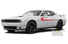 Load image into Gallery viewer, Side Speed Stripes Graphics Vinyl Decals for Dodge Challenger