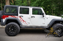 Load image into Gallery viewer, Side Splash Graphics Sticker for Jeep 2015 JK Wrangler decals 4 Door