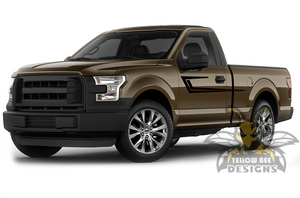Decals for Ford F150 Regular Cab 6.5'' Side strikes Stripes