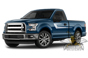 Decals for Ford F150 Regular Cab 6.5'' Side strikes Stripes