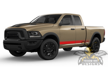 Load image into Gallery viewer, Side Stripes Graphics Kit Vinyl Decals Compatible with Dodge Ram 1500 Quad Cab