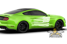 Load image into Gallery viewer, Side USA Flag Decals Graphics Vinyl Stickers Compatible with Ford Mustang