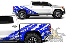 Load image into Gallery viewer, Side Shred Graphics Kit Vinyl Decal Compatible with Toyota Tundra Crewmax 2018, 2019, 2020