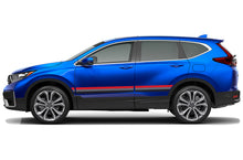 Load image into Gallery viewer, Side retro stripes dark shades Graphics vinyl decals for Honda CRV