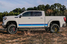 Load image into Gallery viewer, Side doors Graphics blue stripes Vinyl Compatible decals gmc sierra 