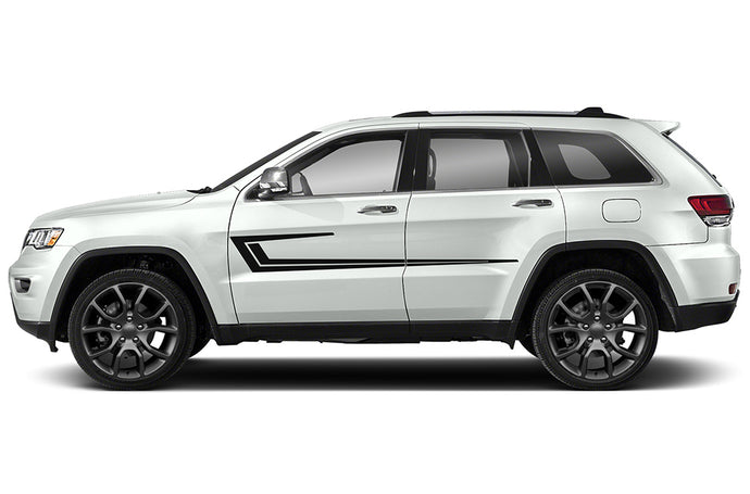 Spear Side Stripes Graphics decals for Grand Cherokee