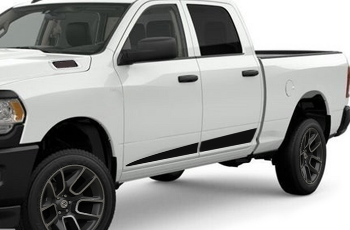 Spear Stripes Graphics Kit Vinyl Decals Compatible with Dodge Ram 2500 Crew Cab