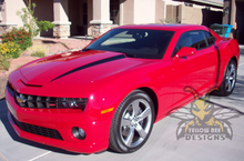 Load image into Gallery viewer, Spear Hood Graphics stripes decals for chevrolet camaro