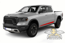 Load image into Gallery viewer, Spear Stripes Graphics Kit Vinyl Decal Compatible with Dodge Ram Crew Cab 1500, 2019