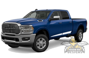 Spear Stripes Graphics Kit Vinyl Decals Compatible with Dodge Ram 2500 Crew Cab 2018, 2019, 2020