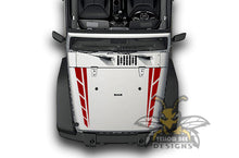 Load image into Gallery viewer, Spears Hood Graphics decals JL 2020 Wrangler Hood stickers