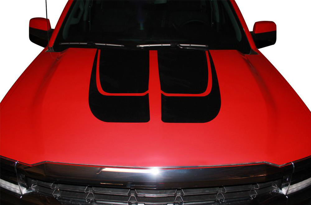 Speed Hood/Tailgate Graphics Vinyl Decals Compatible with Chevrolet Silverado 1500