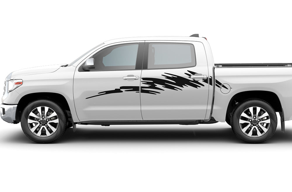 Strike Door Side Graphics Vinyl Decals for Toyota Tundra