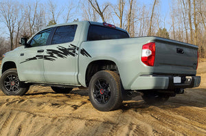 Strike Door Side Graphics Vinyl Decals for Toyota Tundra