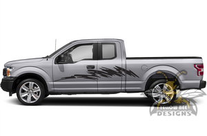 Strike Side Graphics decals for Ford F150 Super Crew Cab 6.5''