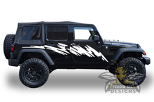 Load image into Gallery viewer, Strike Graphics Kit Vinyl Decal Compatible with Jeep JL Wrangler 4 Door 2018-Present
