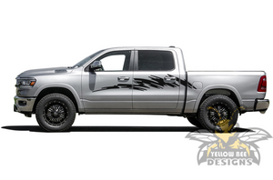 Strike Side Door Graphics Kit Vinyl Decal Compatible with Dodge Ram 1500 Crew Cab