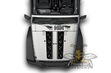 Load image into Gallery viewer, Stripes Hood JK Wrangler Stickers Decals Compatible with Jeep