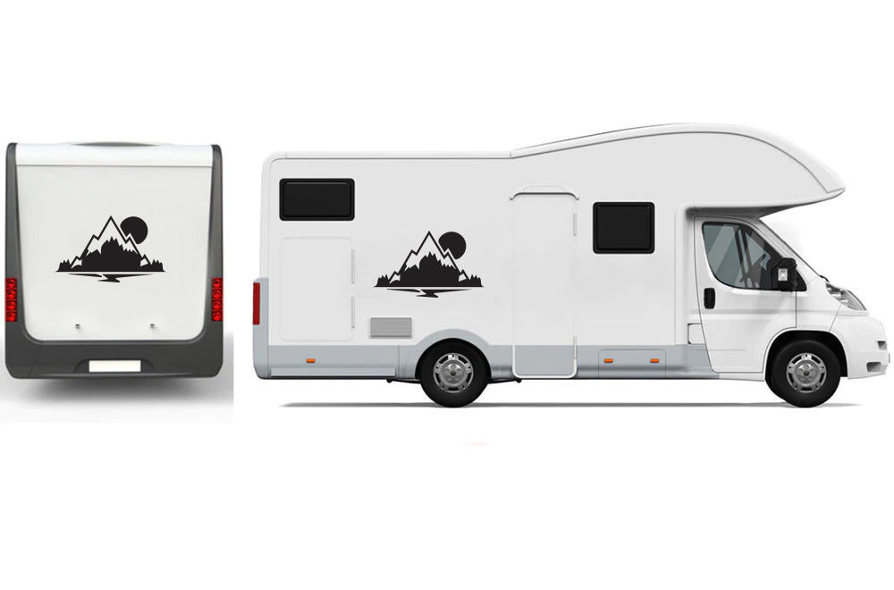 Stickers camping car, Fourgon, Caravane et Van - Personnalisable