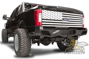 Tailgate Usa Flag Graphics Vinyl Decals Compatible with Ford F450 Crew Cab