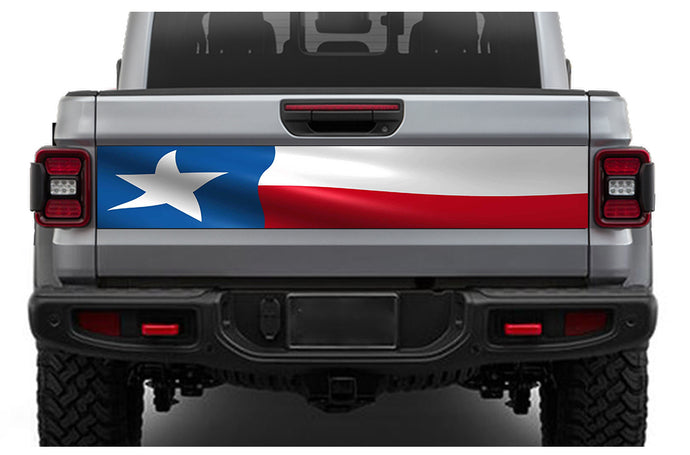 Texas Flag designs Graphics for tailgate decals for jeep JT Gladiator