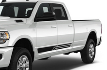 Load image into Gallery viewer, Three Lines Stripes Graphics Vinyl Decals Compatible with Dodge Ram Crew Cab 3500 Bed 8”