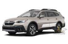 Load image into Gallery viewer, Three Line Side Stripes vinyl Graphics decals for Subaru Outback