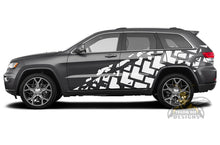 Load image into Gallery viewer, Tire Truck Side Graphics decals for Grand Cherokee