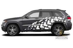 Tire Truck Side Graphics decals for Grand Cherokee