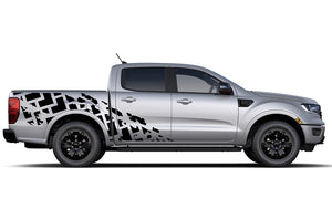 Tire Trucks Side Graphics Decals Compatible with Ford Ranger