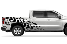 Load image into Gallery viewer, Tire Trucks Side Graphics Vinyl Decals for Chevrolet Silverado 