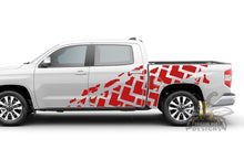 Load image into Gallery viewer, Tire Trucks Side Graphics Vinyl Decals for Toyota Tundra