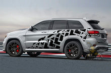 Load image into Gallery viewer, Tire Truck Side Graphics decals for Grand Cherokee