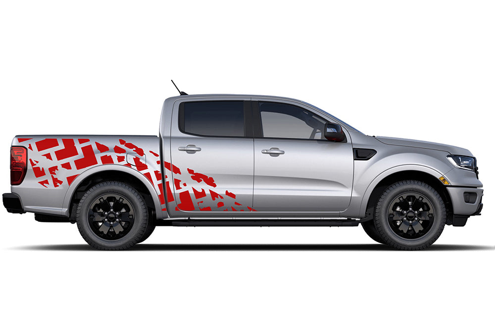 Ford Ranger Wildtrak Side Stripes & 4x4 Stickers – R&E Wraps and Graphics  LTD