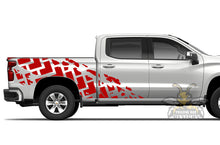 Load image into Gallery viewer, Tire Trucks Side Graphics Vinyl Decals for Chevrolet Silverado 