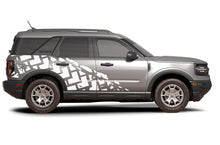 Load image into Gallery viewer, Tire Trucks Stamp Side Graphics Vinyl Decals Compatible with Ford Bronco Sport