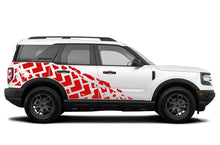 Load image into Gallery viewer, Tire Trucks Stamp Side Graphics Vinyl Decals Compatible with Ford Bronco Sport