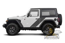 Load image into Gallery viewer, Tire Tracks Side Graphics Kit Vinyl Decal Compatible with Jeep JL Wrangler 2 Door 2018-Present