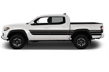 Load image into Gallery viewer, Triple Belt Lines Side Graphics Decals Vinyl Compatible with Toyota Tacoma Double Cab
