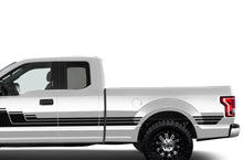 Load image into Gallery viewer, Triple Hockey Side Stripes Graphics Vinyl Decals Compatible with Ford F150 Super Cab 6.5&#39;&#39;