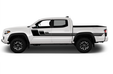 Load image into Gallery viewer, Triple Hockey Stripes Graphics Decals Vinyl Compatible with Toyota Tacoma Double Cab