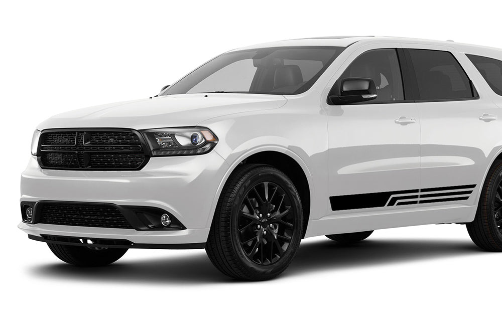 Triple Lower Side Stripes Vinyl Decals for Dodge Durango