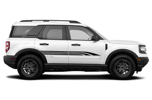 Triple Side Scratches Graphics Vinyl Decals Compatible with Ford Bronco Sport