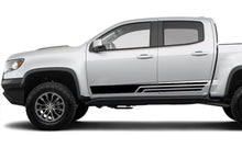 Load image into Gallery viewer, Triple Side Stripes Graphics Vinyl Decals Compatible with Chevrolet Colorado Crew Cab