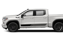 Load image into Gallery viewer, Triple Side Stripes Graphics Vinyl Decals Compatible with GMC Sierra Crew Cab