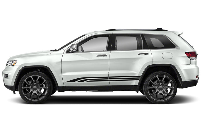 Triple Side Stripes Vinyl decals for Grand Cherokee